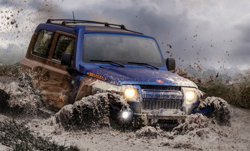 A tração 4x4 do Troller TX4 é para todos os terrenos