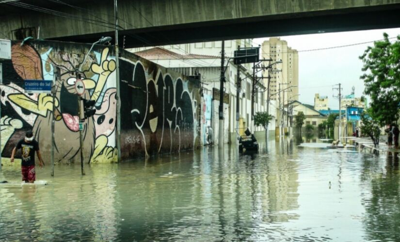 Enchente na capital paulista (arquivo)
