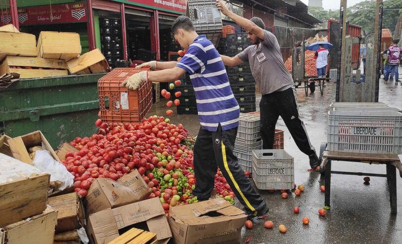 A Ceagesp estima perda de 7.000 toneladas de alimentos com as chuvas de segunda-feira na Capital