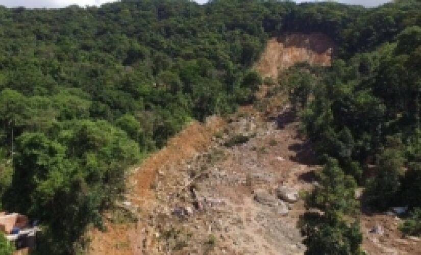 Guarujá registrou 34 óbitos com deslizamentos em março de 2020