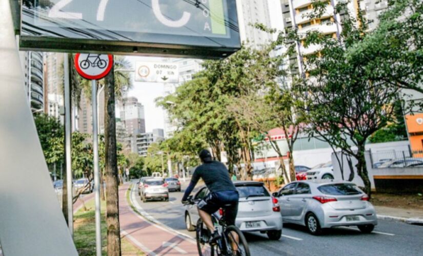 Calor na cidade de SP