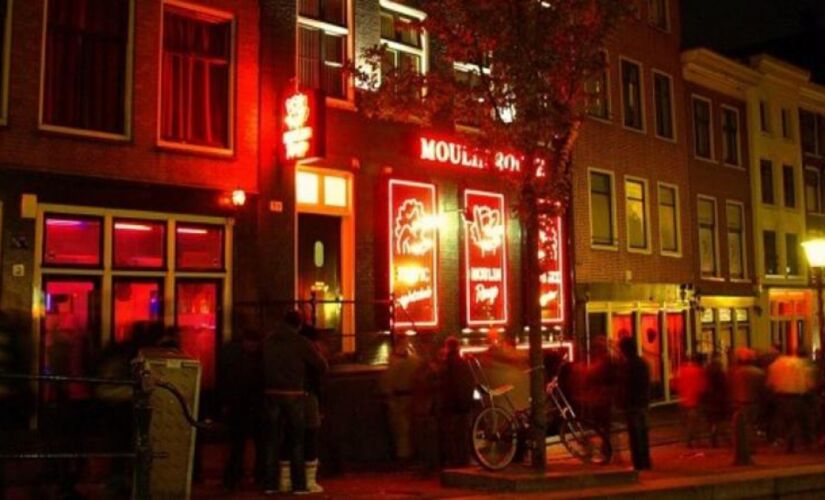 Casa noturna em Amsterdam.