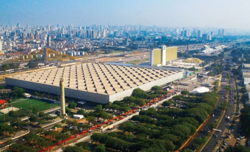 O Hospital de Campanha foi constru&iacute;do no Complexo do Anhembi, na zona norte de S&atilde;o Paulo