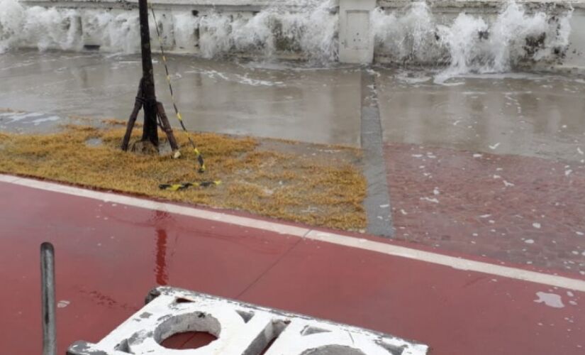 Na Baixada Santista, a tendência é que a temperatura não passe de 21&ordm;C nesta terça (8), com pancadas de chuva durante todo o dia