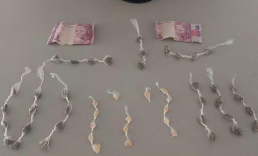 Polícia apreendeu drogas em praça de Tatuí