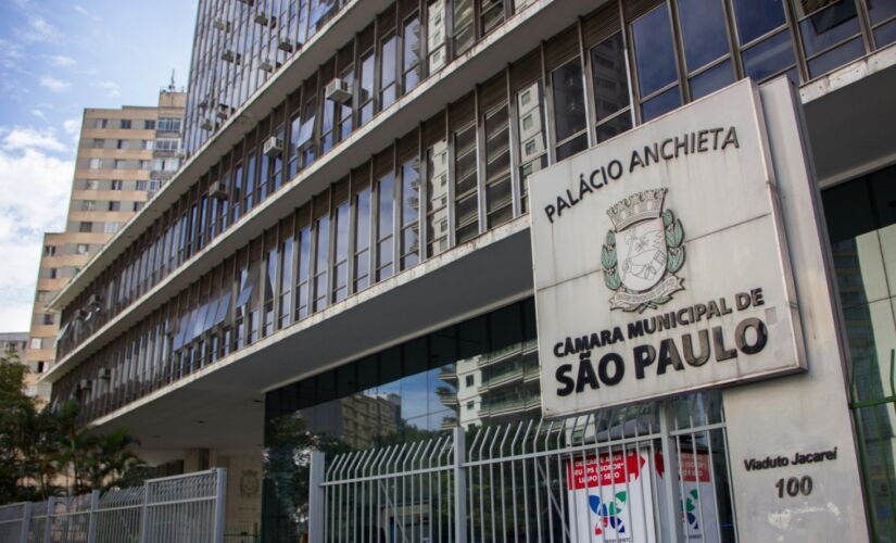 Sede da C&acirc;mara Municipal de S&atilde;o Paulo, no centro da Capital