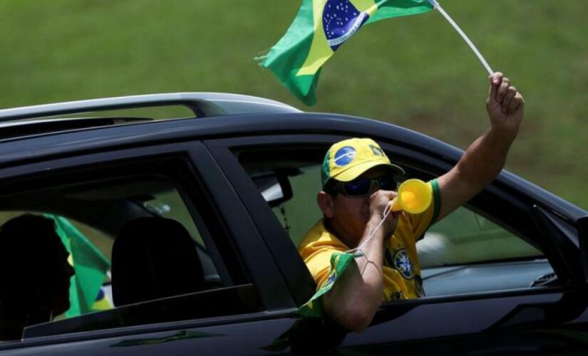 Carreata pró-Bolsonaro ocorrida em 2019. Modelo deste final de semana deve ser semelhante.