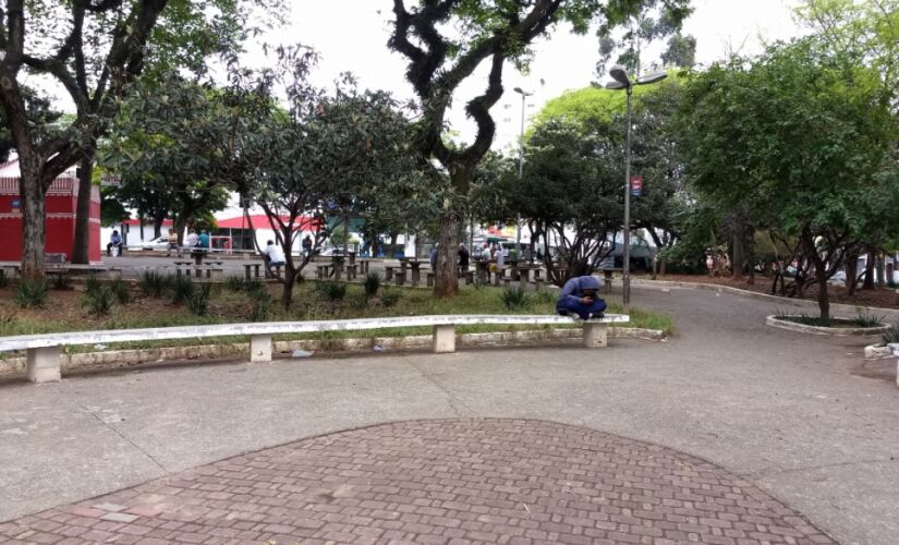 Praça Sampaio Vidal, em Vila Formosa, na zona leste da Capital