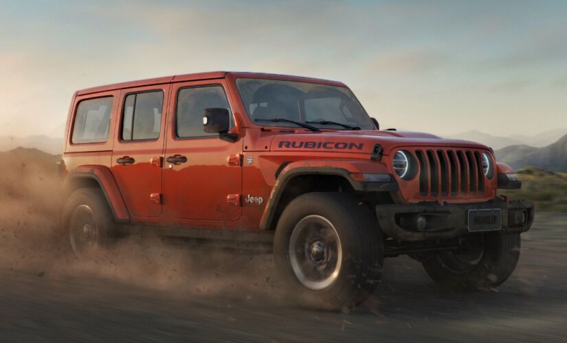 O Jeep Wrangler Rubicon se sai muito bem fora da estrada 