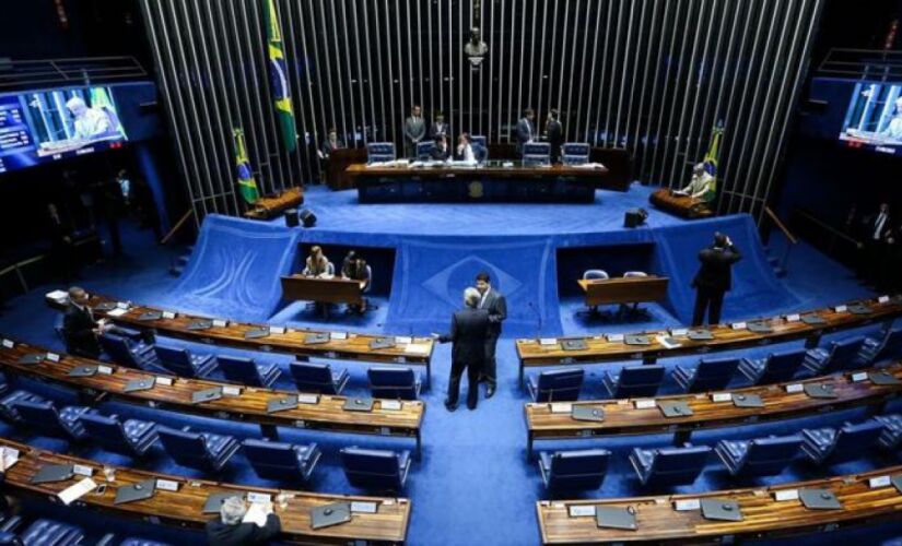 O plen&aacute;rio do Senado