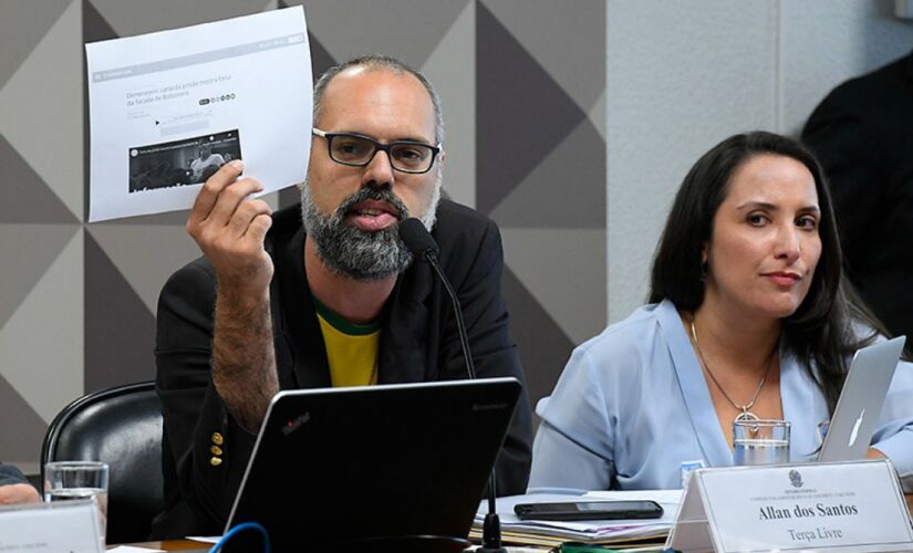 O blogueiro Allan dos Santos é uma espécie de líder informal das redes bolsonaristas e muito ligado a Carlos Bolsonaro