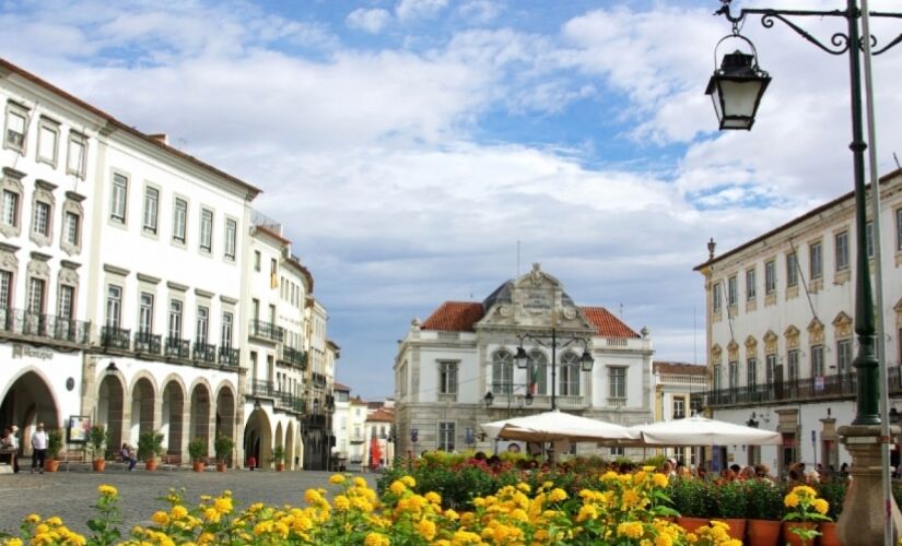 Cidade de Évora, em Portugal