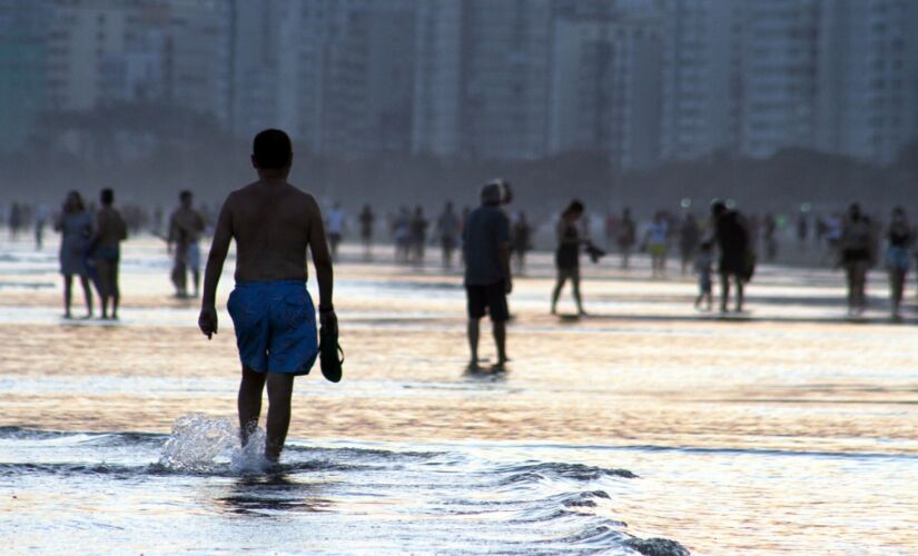 Cidade de Santos, no litoral sul paulista