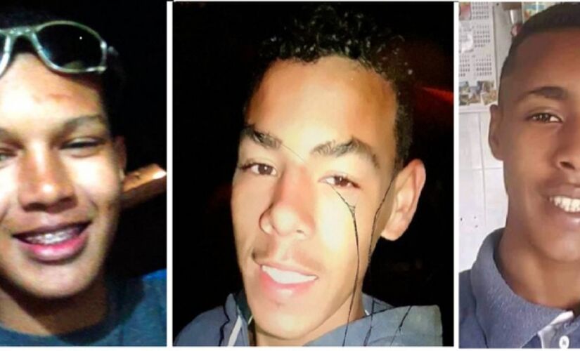 Ricardo Correia Inocêncio, 17; o irmão Vinicius Correia Inocêncio, 20; e o amigo Edilson Rosa, 21, foram mortos em chacina em Embu-Guaçu