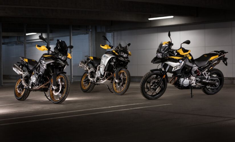 versões "40 Years GS Edition" das motocicletas F 750 GS, F 850 GS e F 850 GS Adventure 