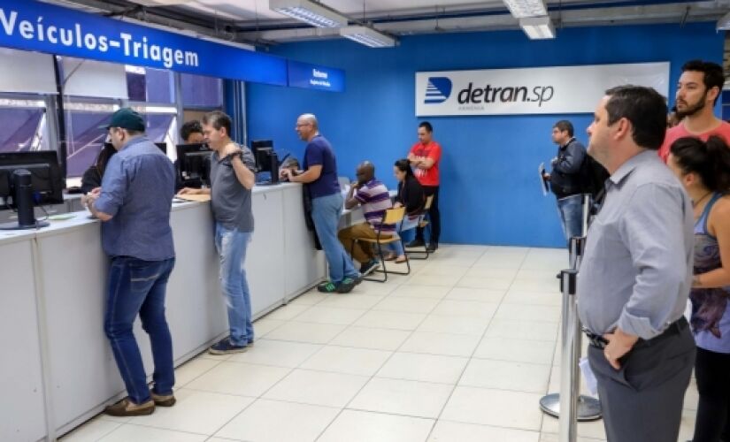 Unidade do Detran na cidade de São Paulo