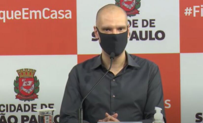 Bruno Covas, prefeito de São Paulo, em coletiva nesta terça-feira