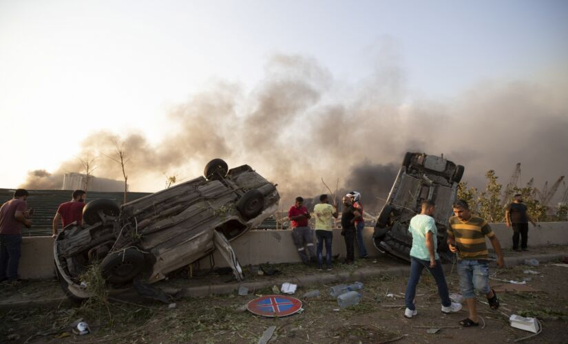 A explosão no porto, na tarde desta terça-feira, causou destruição em larga escala em Beirute
