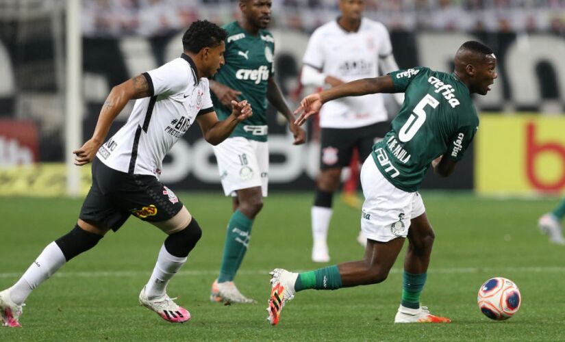 Corinthians e Palmeiras não saíram do 0 a 0 em Itaquera
