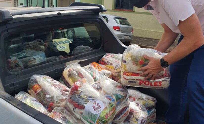 Distribui&ccedil;&atilde;o de cestas b&aacute;sicas em SP (Arquivo)