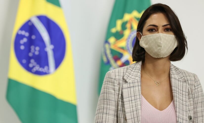 A primeira-dama, Michelle Bolsonaro