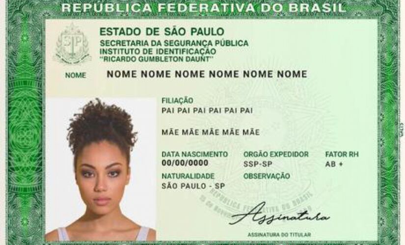 O serviço está disponível para as pessoas que possuem o RG físico emitido a partir de fevereiro de 2014