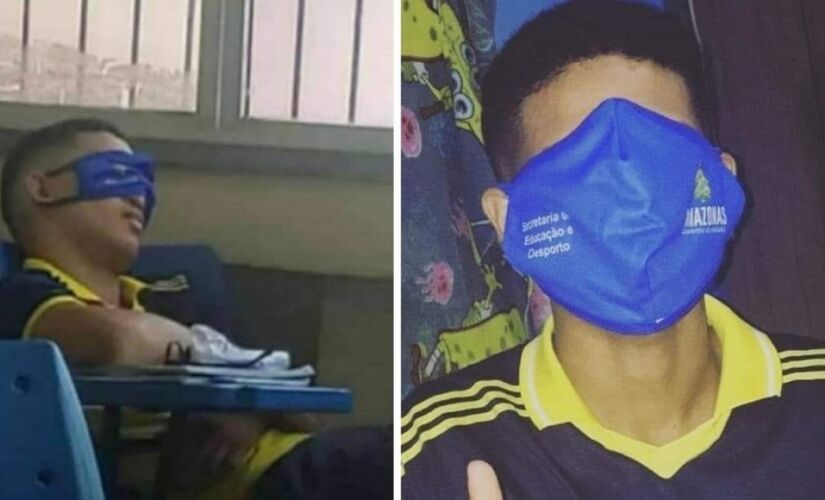 Nas redes sociais, v&aacute;rias fotos foram compartilhadas pelos estudantes