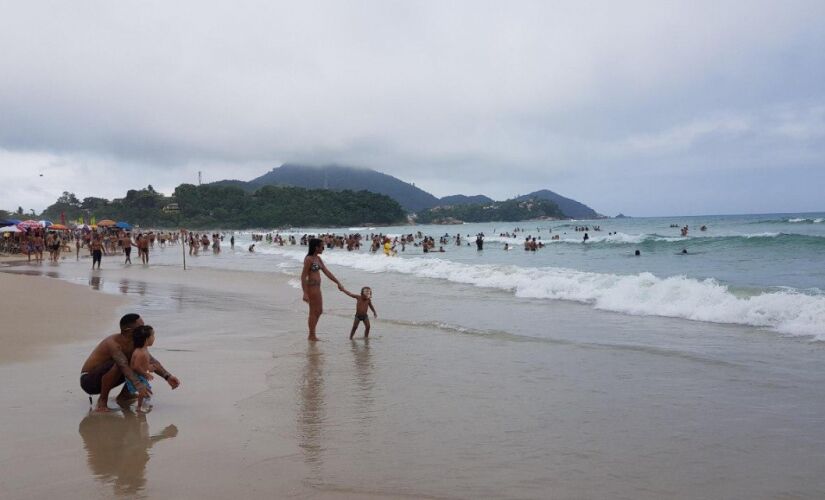 Praia Grande de Ubatuba é uma das mais procurados durante todo o ano