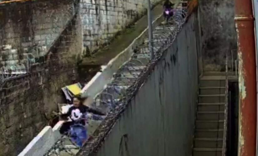 Moradora sendo perseguida por criminoso em Taboão da Serra