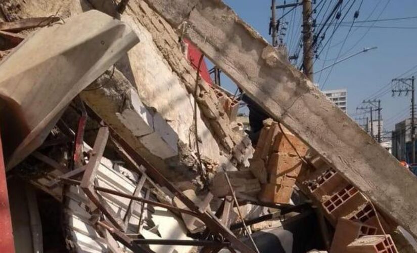 Prédio que desabou na Lapa, zona oeste da Capital