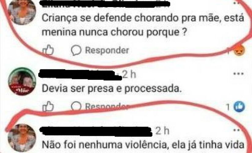 Mensagens da professora demitida nesta quarta-feira