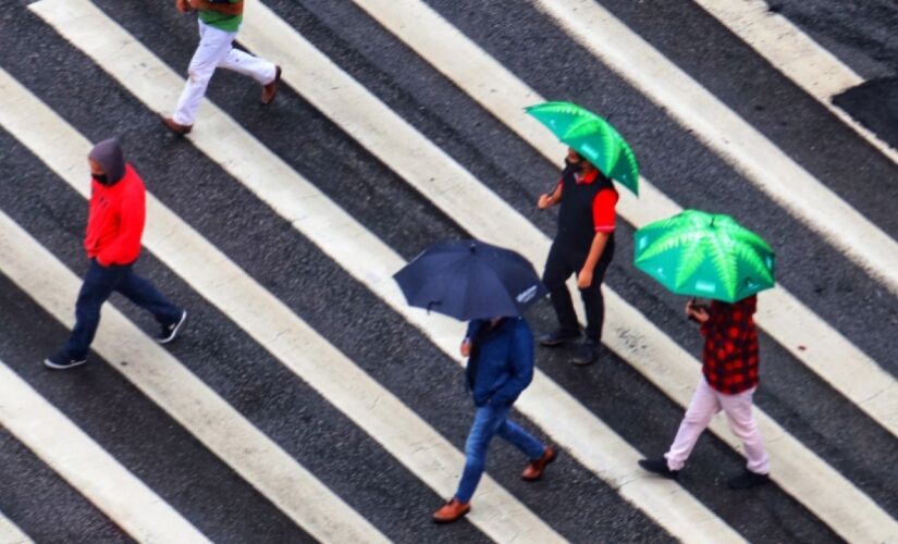 O frio deu as caras na cidade de São Paulo nessa quarta-feira