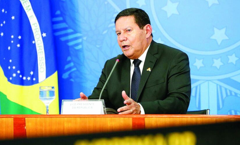 O vice-presidente da Rep&uacute;blica, Hamilton Mour&atilde;o