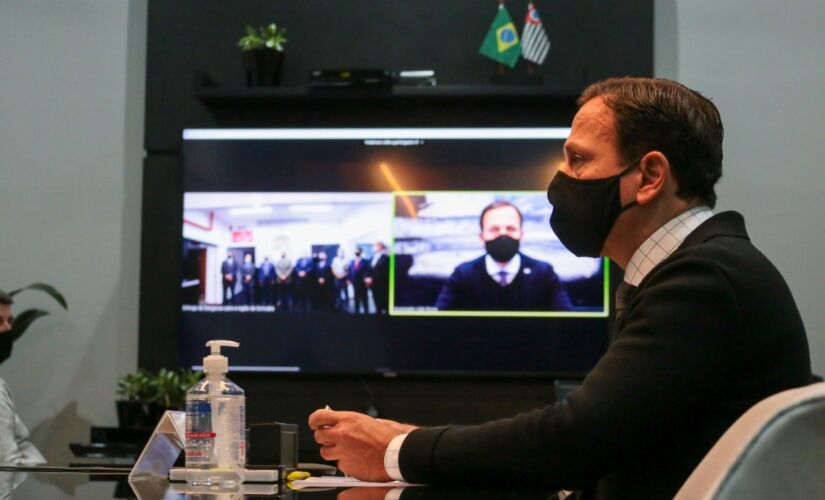 João Doria (PSDB) participou da inauguração virtual