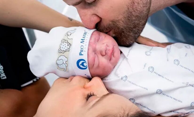 Flavia Vianna e  filho
