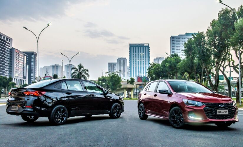 Os Onix RS e Onix Plus Midnight chegam em outubro