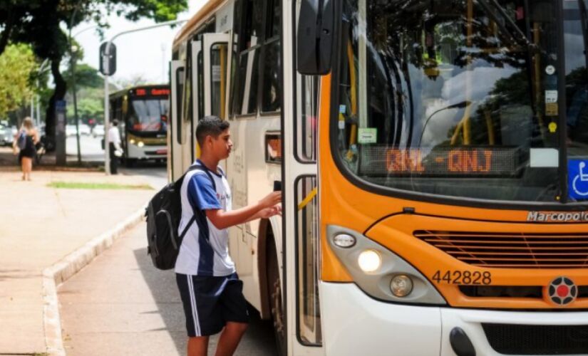 Linha de ônibus na cidade de São Paulo