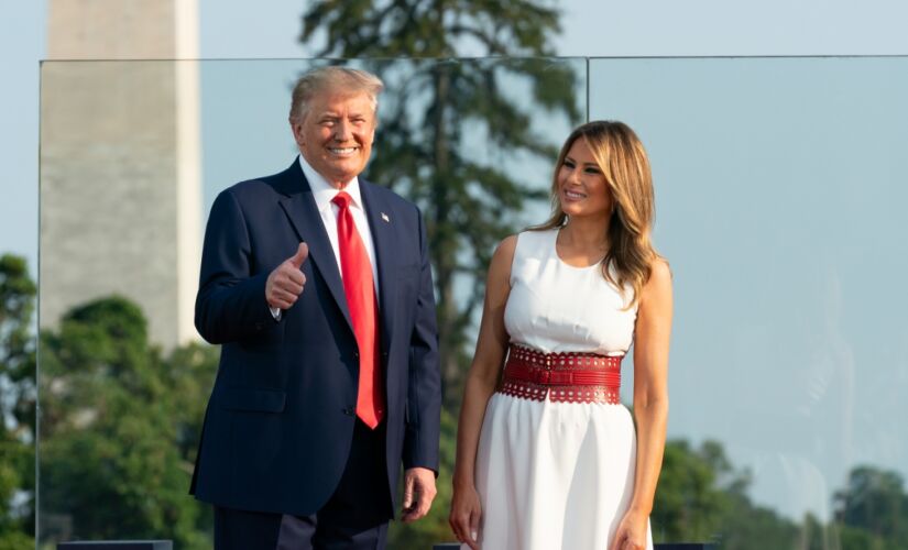 O presidente dos Estados Unidos, Donald Trump, e a primeira-dama, Melania estão em isolamento