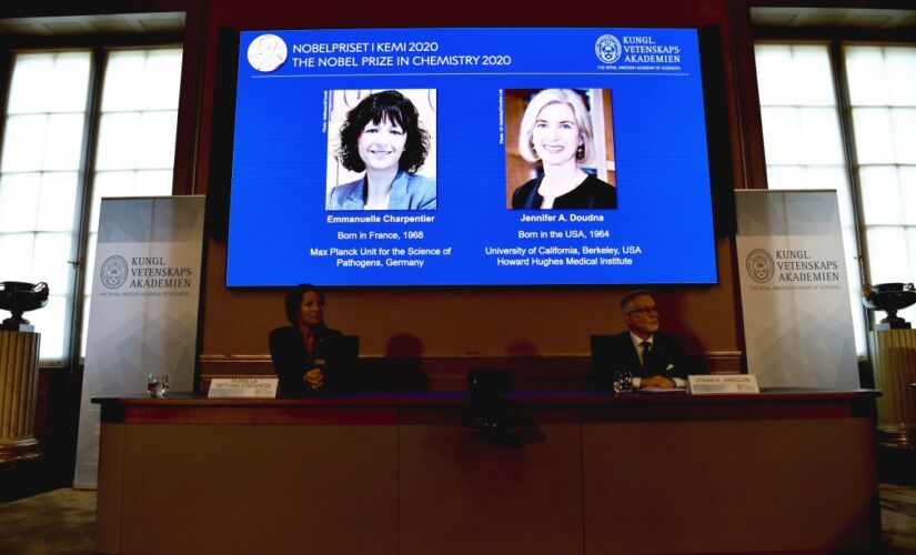 Emmanuelle Charpentier e Jennifer A. Doudna dividirão o valor de 10 milhões de coroas suecas 