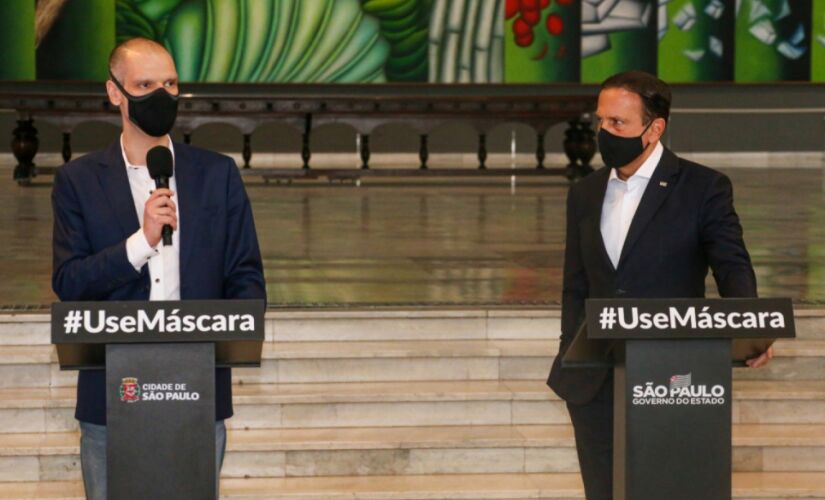Prefeito Bruno Covas (PSDB) e o governador João Doria (PSDB)
