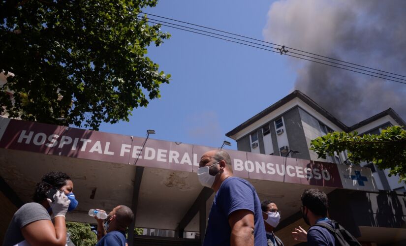 Hospital de Bonsucesso foi atingido por um incêndio no dia 27 de outubro; os atendimentos de emergências seguem suspensos