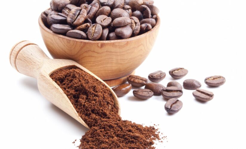 Grãos de café 