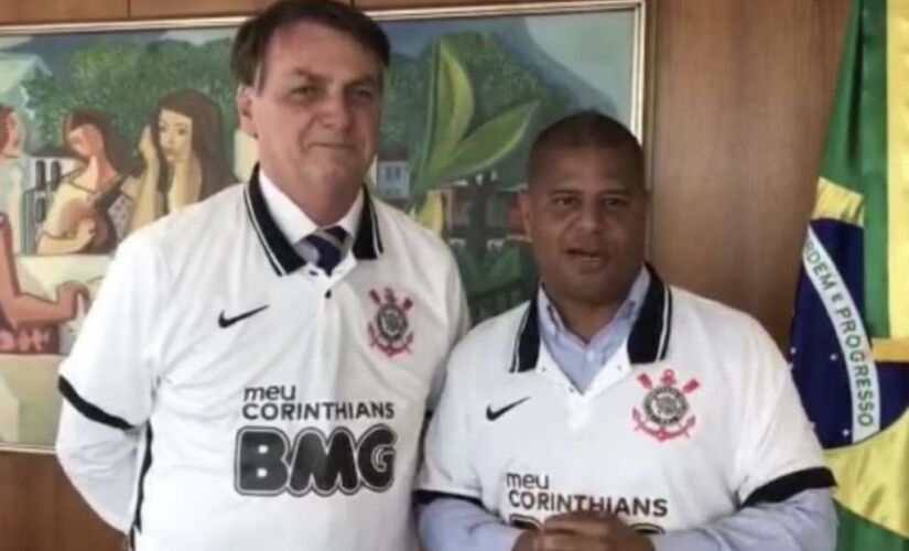 Bolsonaro e Marcelinho Carioca se encontraram em agosto em Brasília