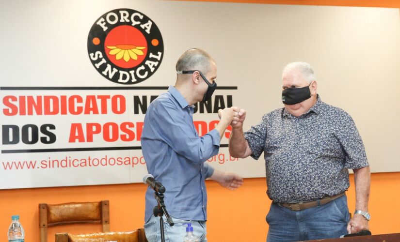 Covas participou de café da manhã com as lideranças da Força Sindical e da diretoria do Sindicato Nacional dos Aposentados, Pensionistas e Idosos