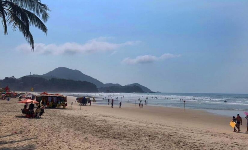 Praia Grande, em Ubatuba, no litoral norte paulista