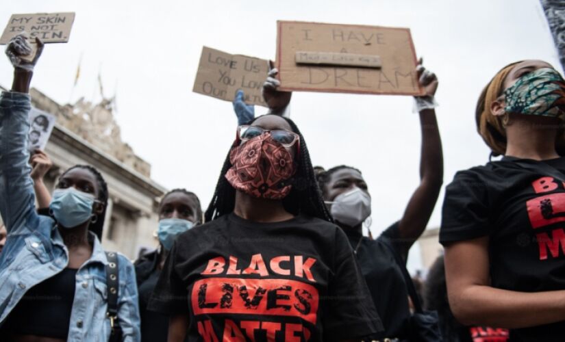 Protesto contra o racismo