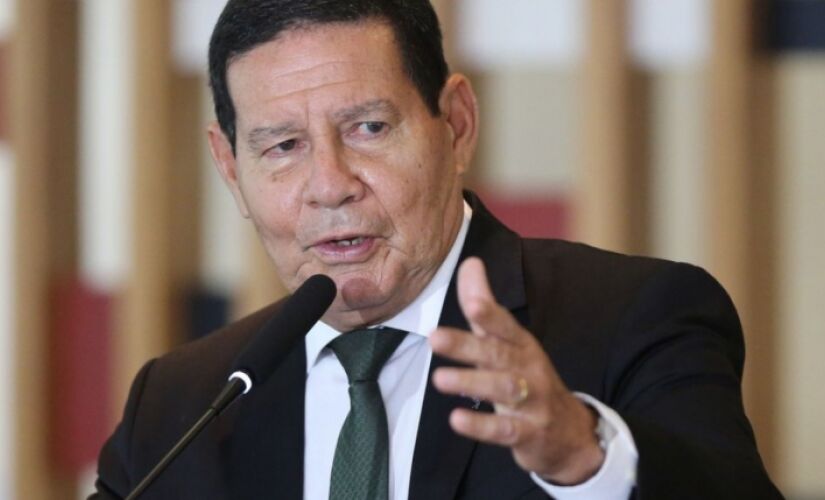 O vice-presidente Hamilton Mourão 