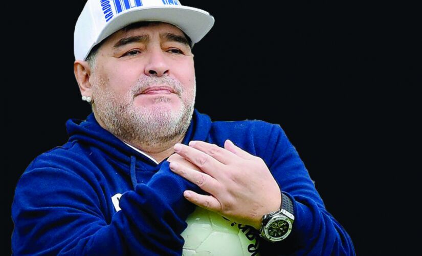 Diego Armando Maradona, craque do futebol argentino, morreu em novembro do ano passado, vítima de uma parada cardíaca    