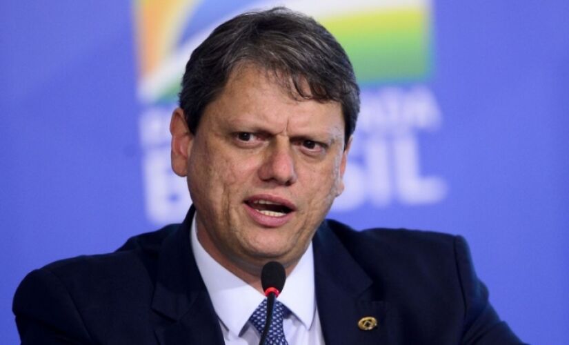 O ministro da Infraestrutura, Tarcísio Gomes