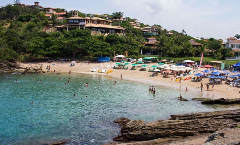 Praia da Ferradurinha, em Armação dos Búzios